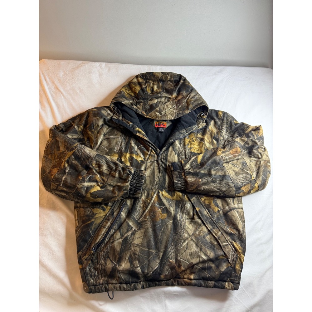 HFC Equipment Waterproof Camouflage Hoodie Jacket Men's Size L